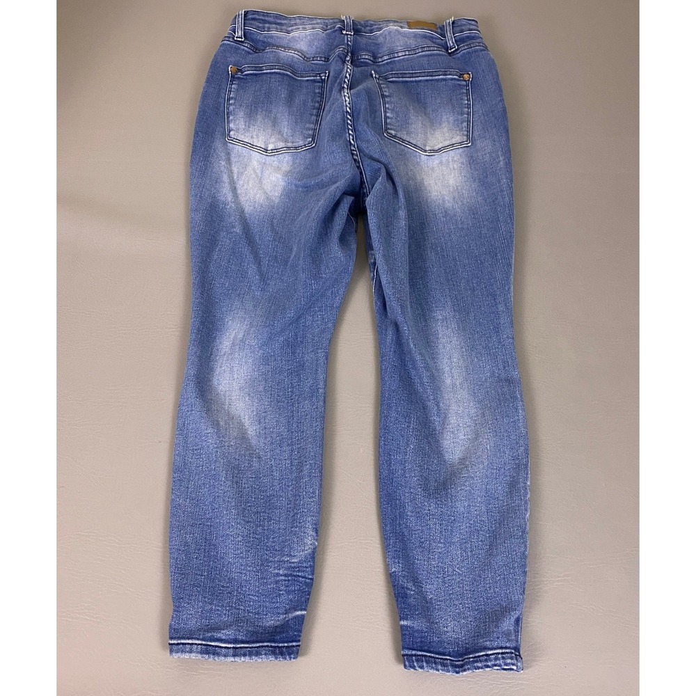 Judy Blue Jeans Women's Plus Size 16W Womens High Rise Skinny Medium Wash Blue * - Picture 12 of 15